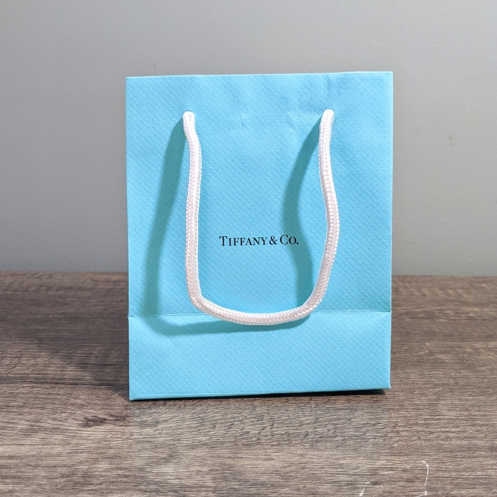 Small blue Tiffany's gift bag